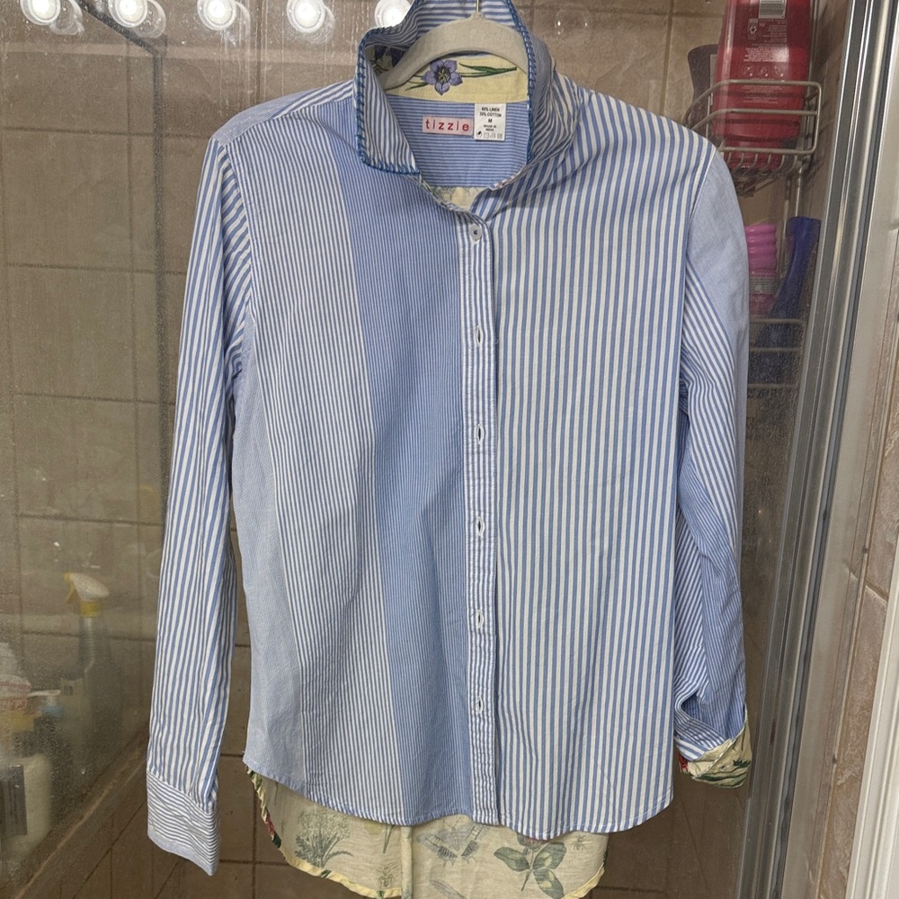 Blue Striped blouse